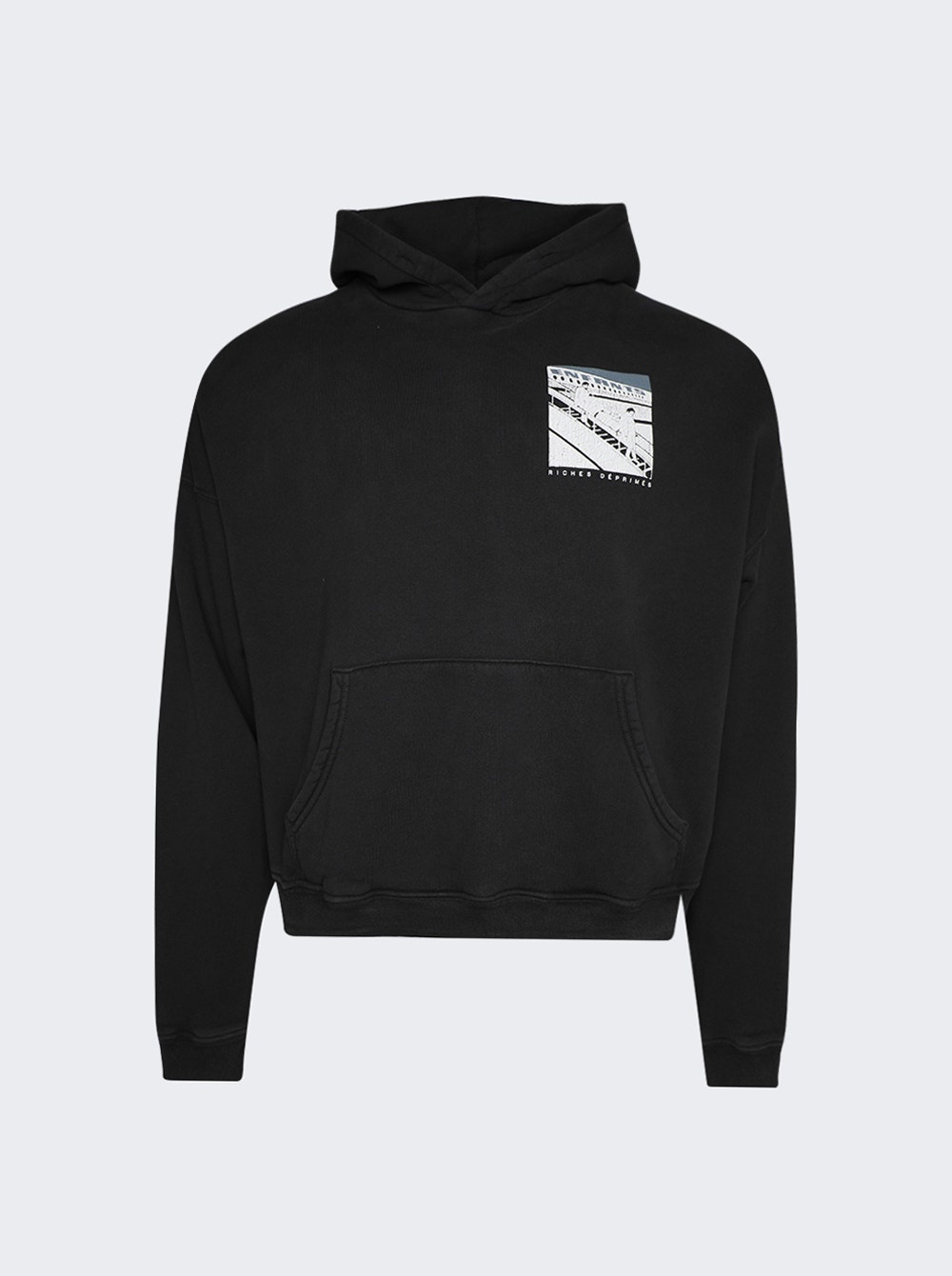 Death In Flight Hoodie Faded Black - 1