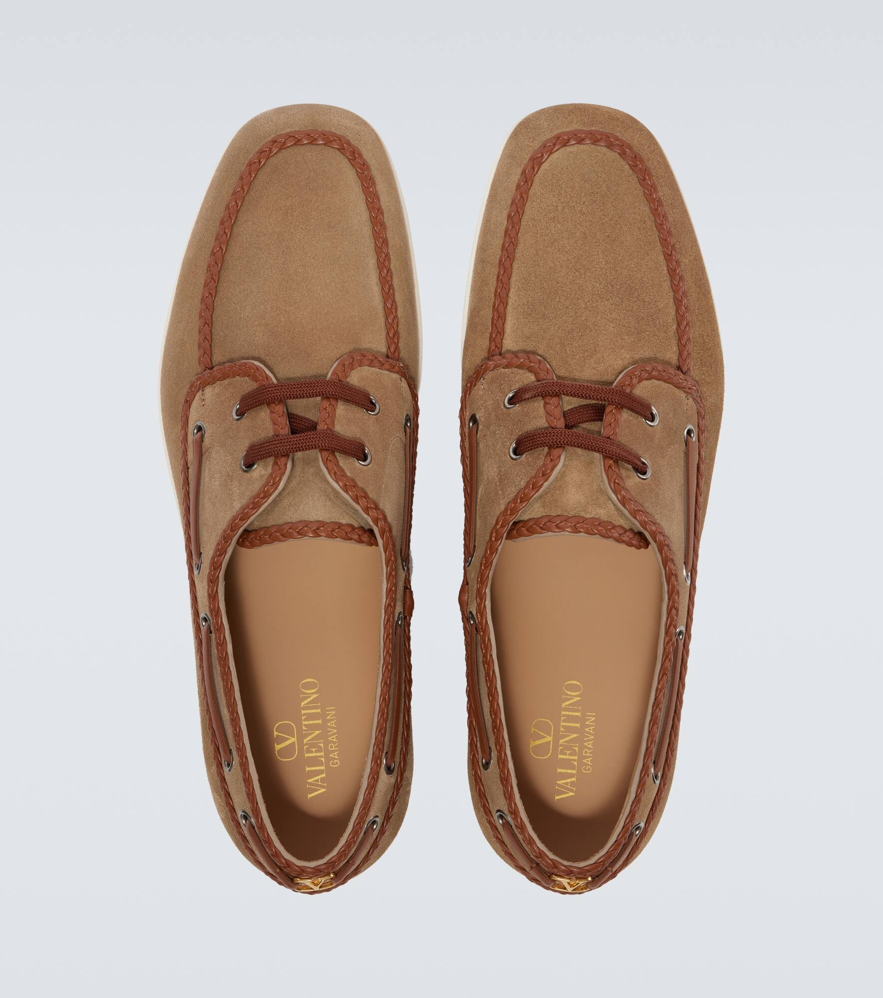 Palm Avenue leather boat shoes - 4