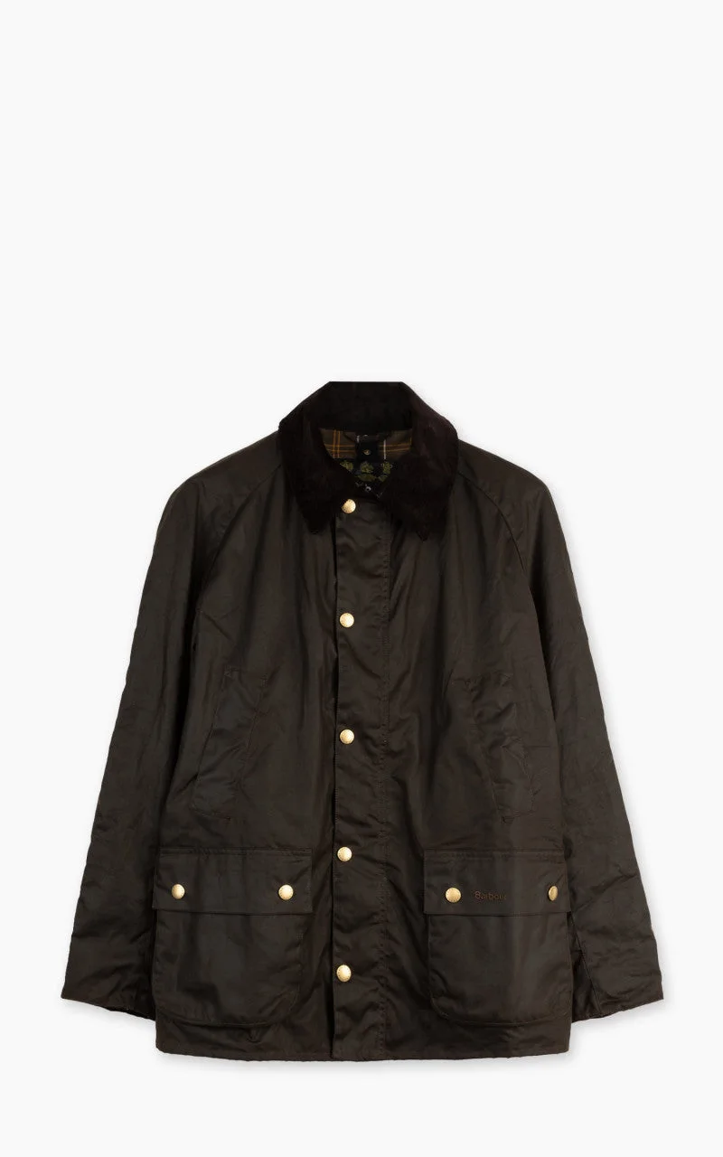 BARBOUR ASHBY WAX JACKET OLIVE - 1