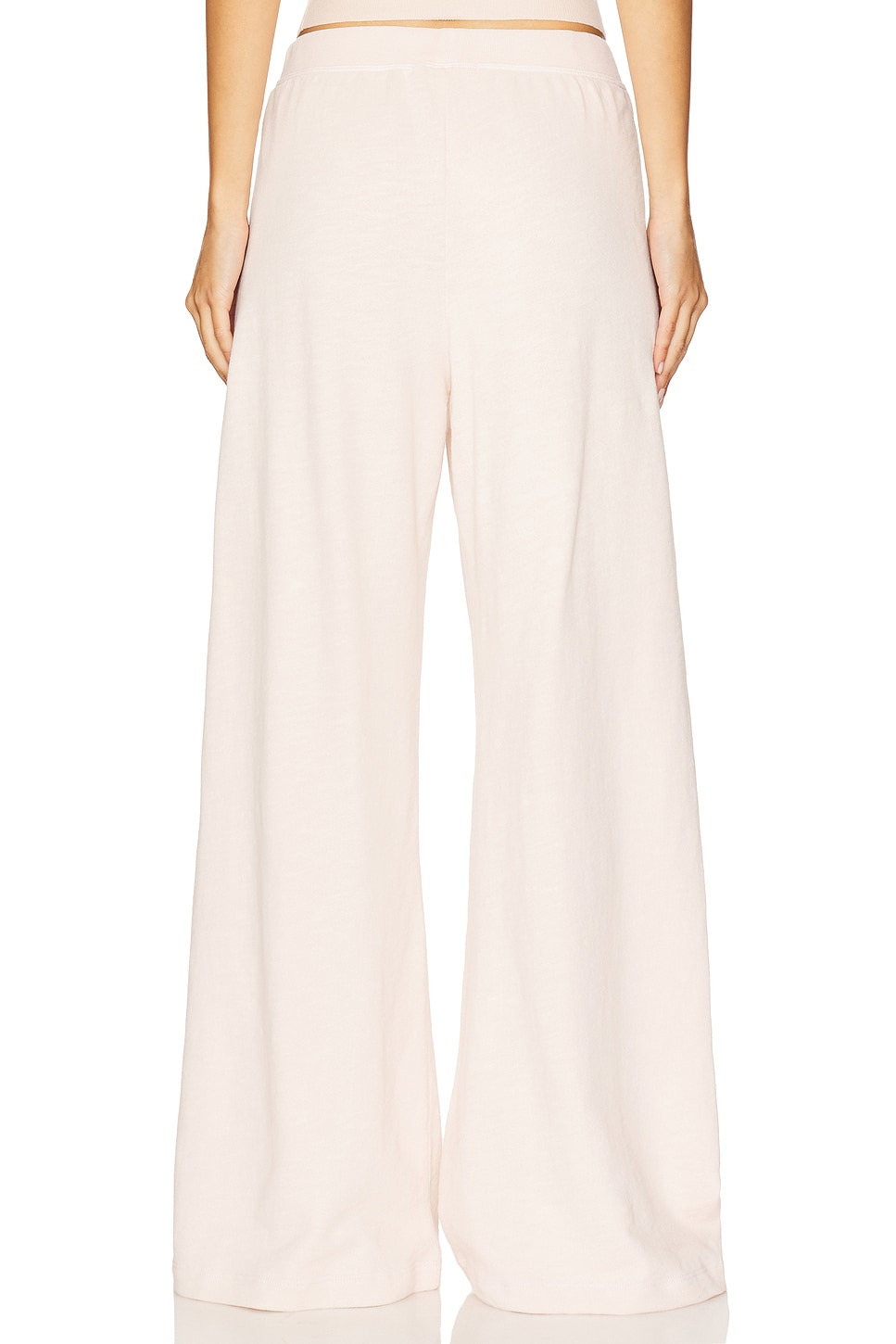 Drawstring Wide Leg Sweatpant - 4