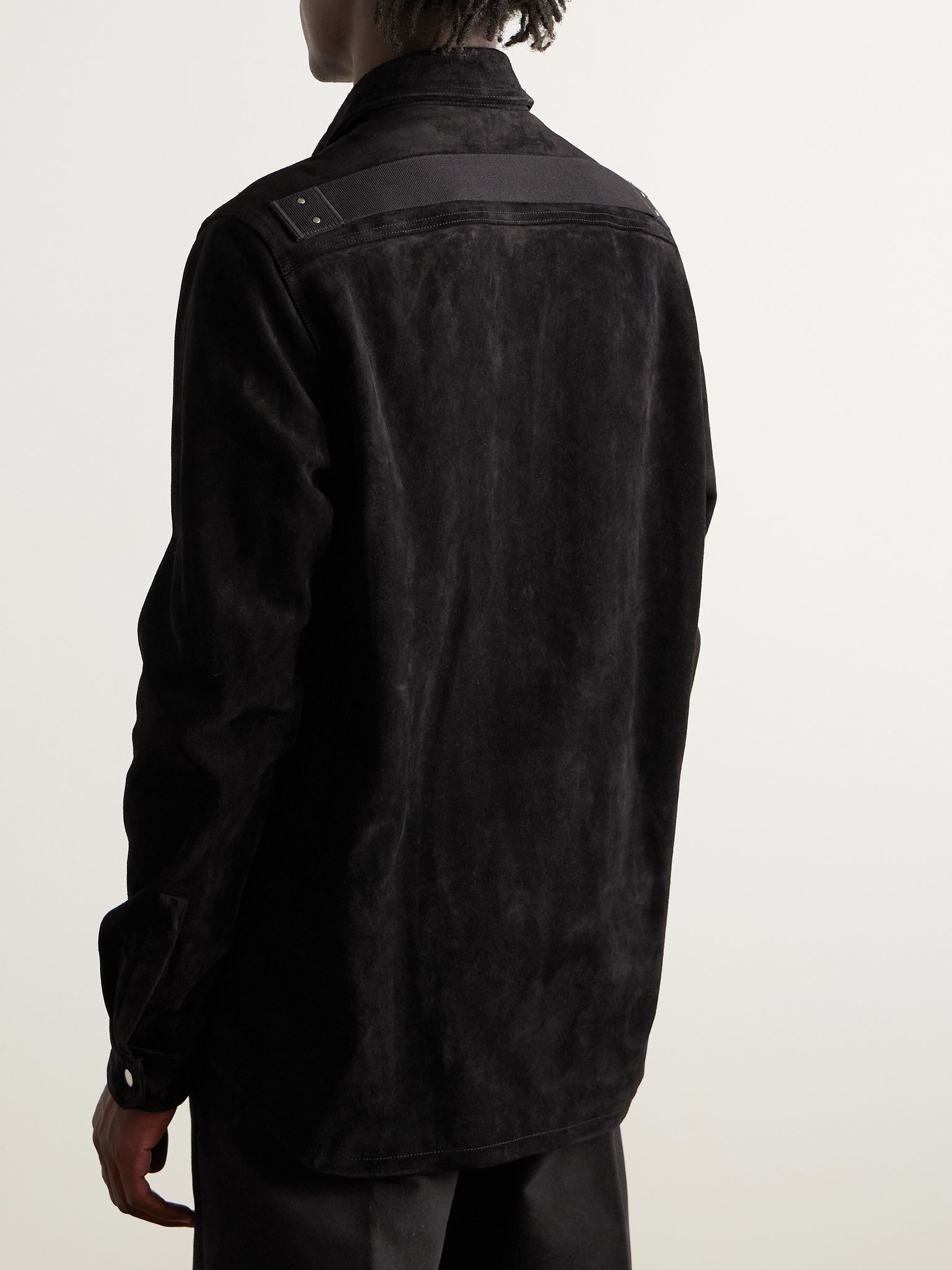 Suede Overshirt Black - 3