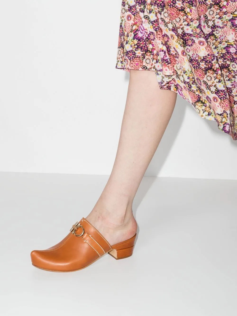 Gancini slip-on mules - 3