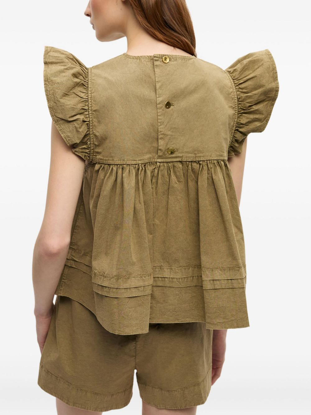 ruffled flared top - 4