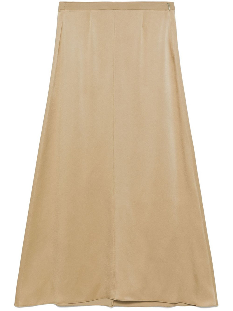 satin midi skirt 1