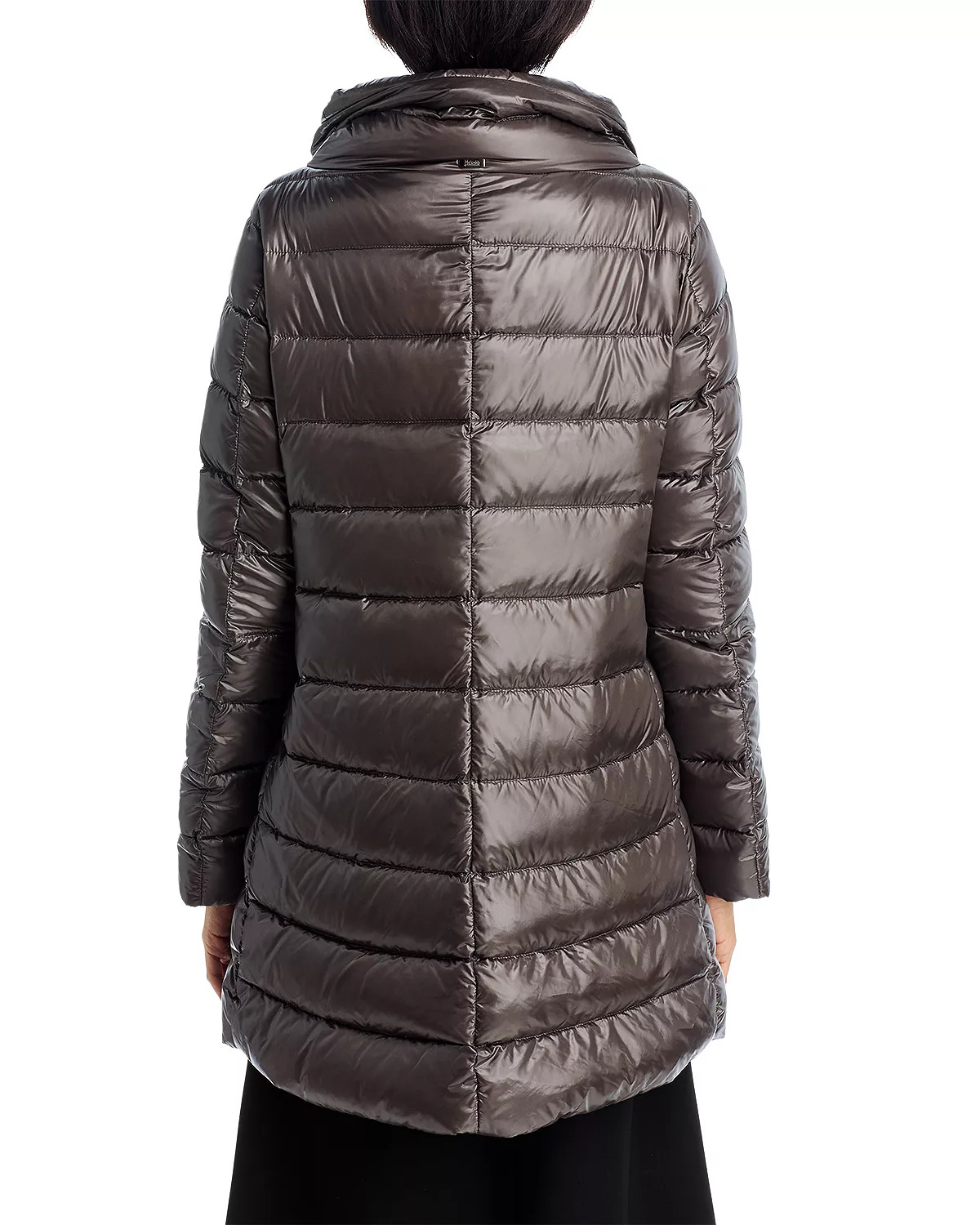 Amelia Stand Collar Down Puffer Coat - 4