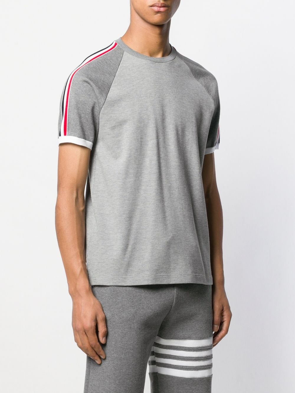 piqué short raglan sleeve T-shirt - 3