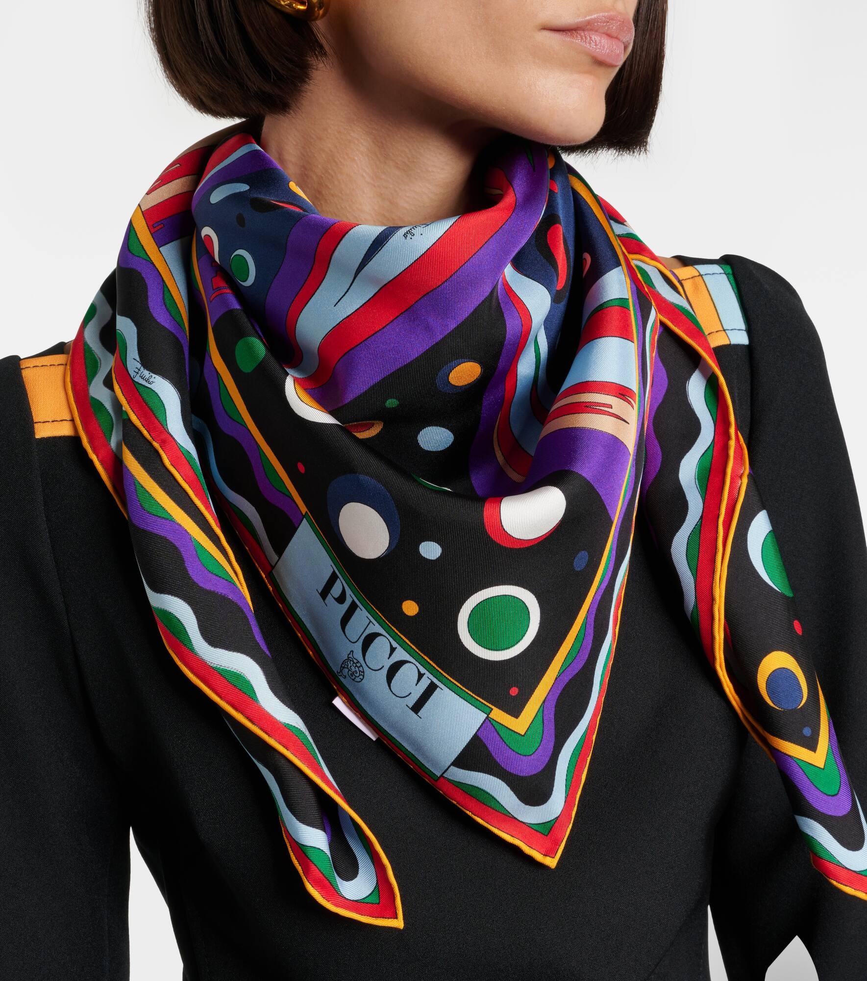 Fontane silk twill scarf - 2