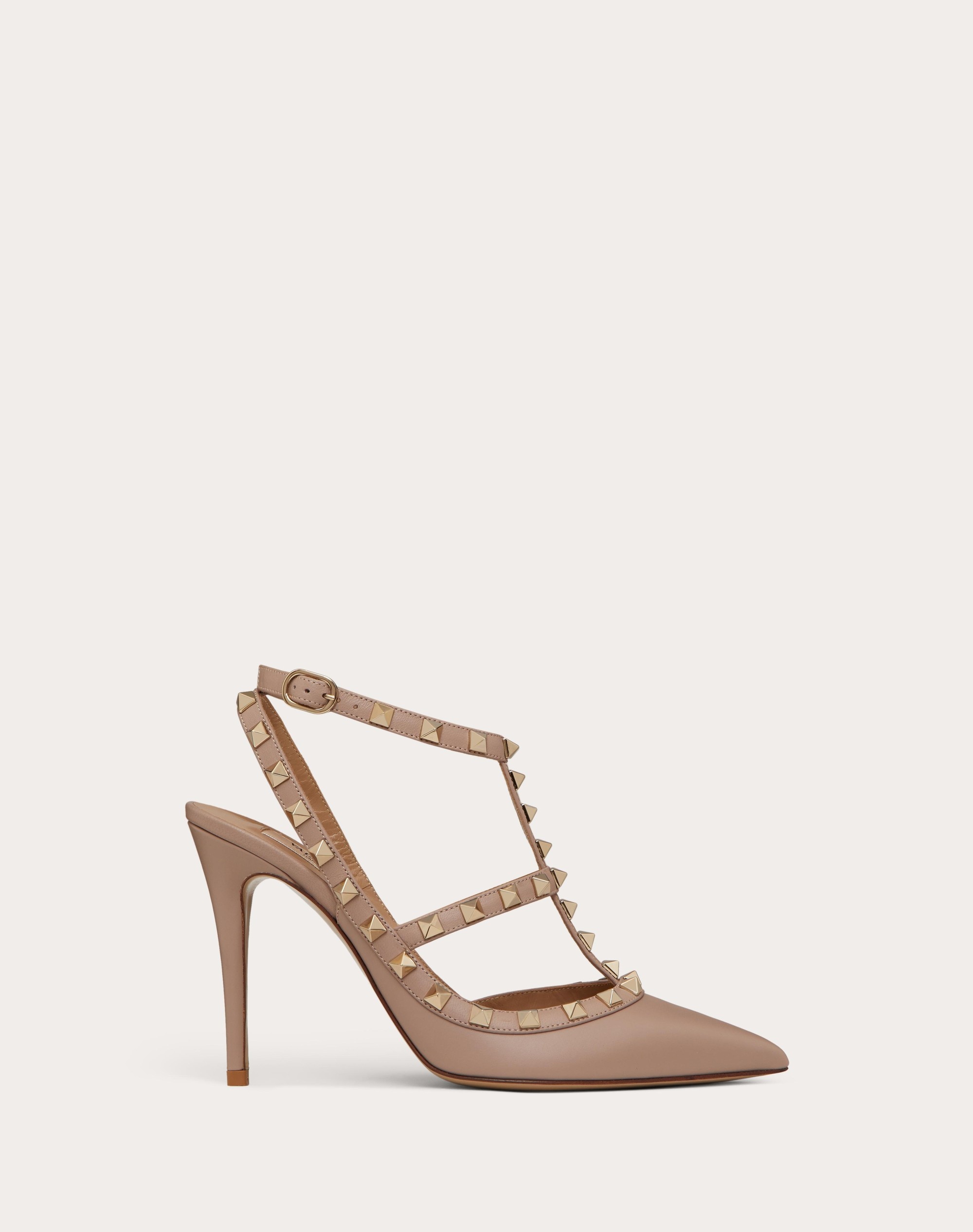 ROCKSTUD ANKLE STRAP PUMP 100 MM - 1