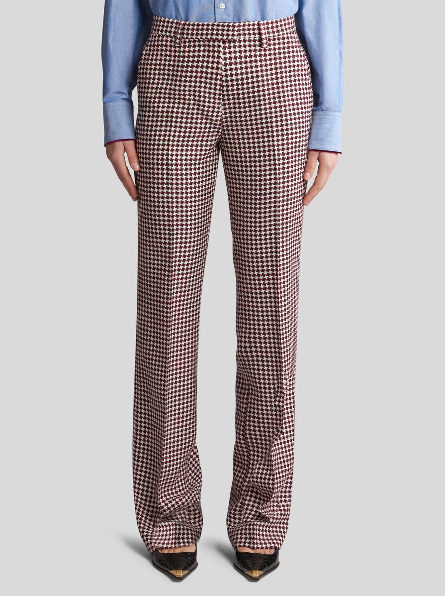 HOUNDSTOOTH TROUSERS - 2