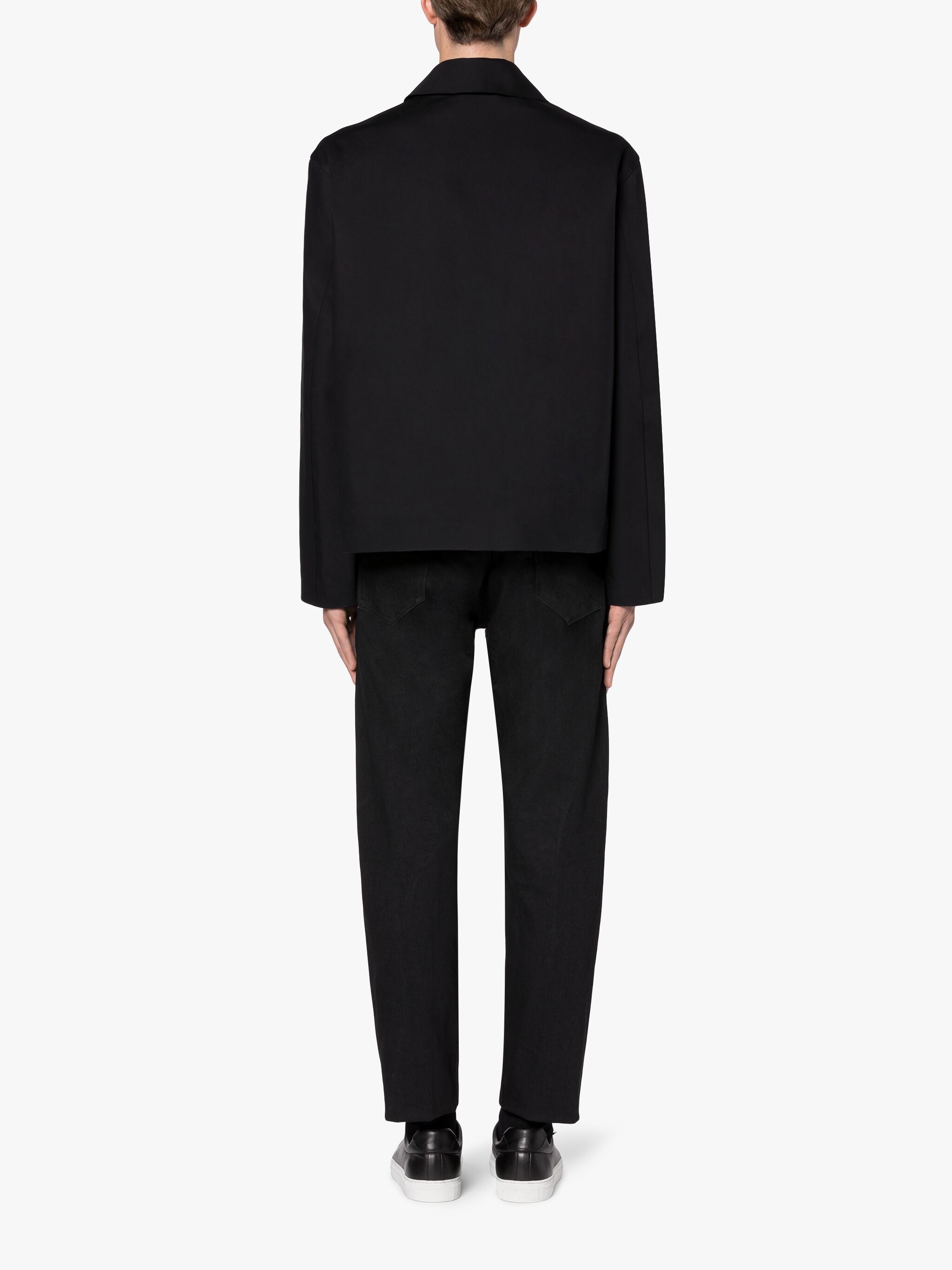 JOHN ELLIOTT BLACK SHIBORI DYE BONDED COTTON JACKET - 3