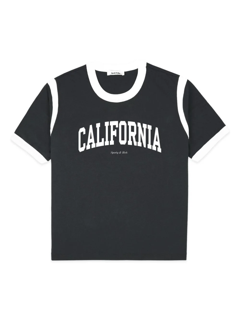 California-print cotton T-shirt - 1