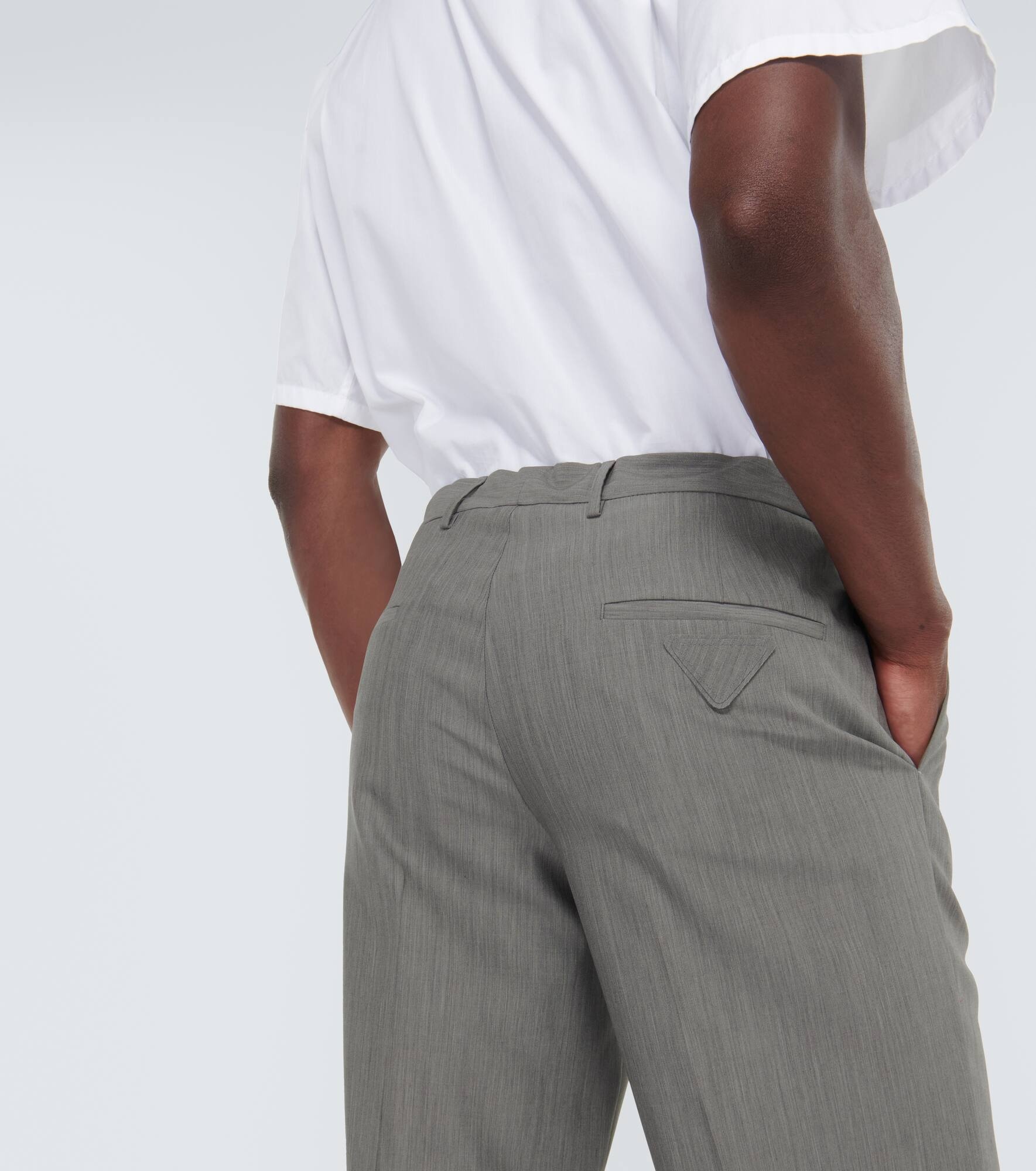 Mohair slim pants - 6