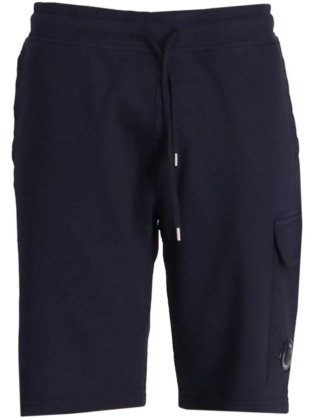 Lens-detail drawstring track shorts - 1