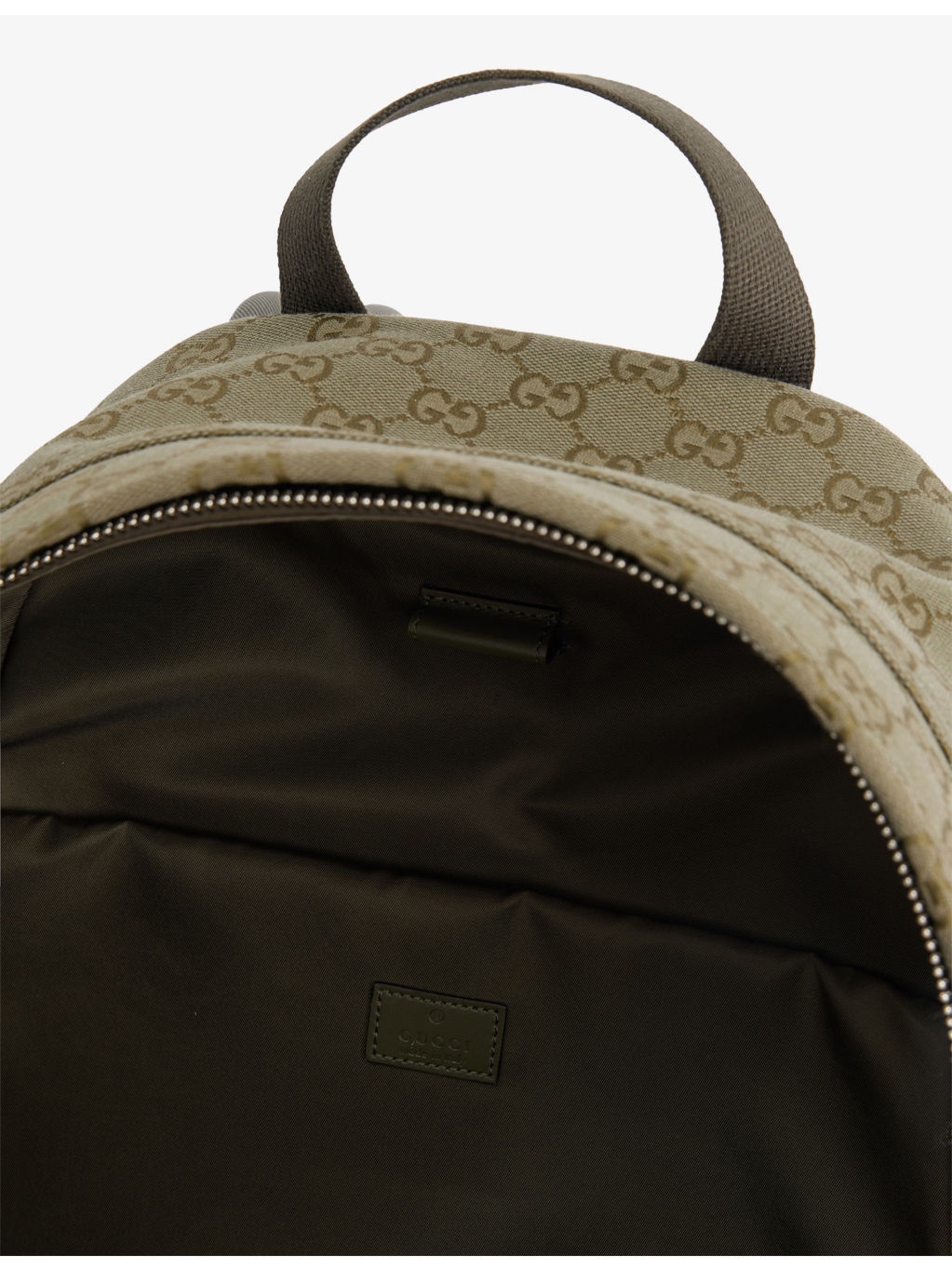 GG-Monogram Medium Canvas Backpack - 5
