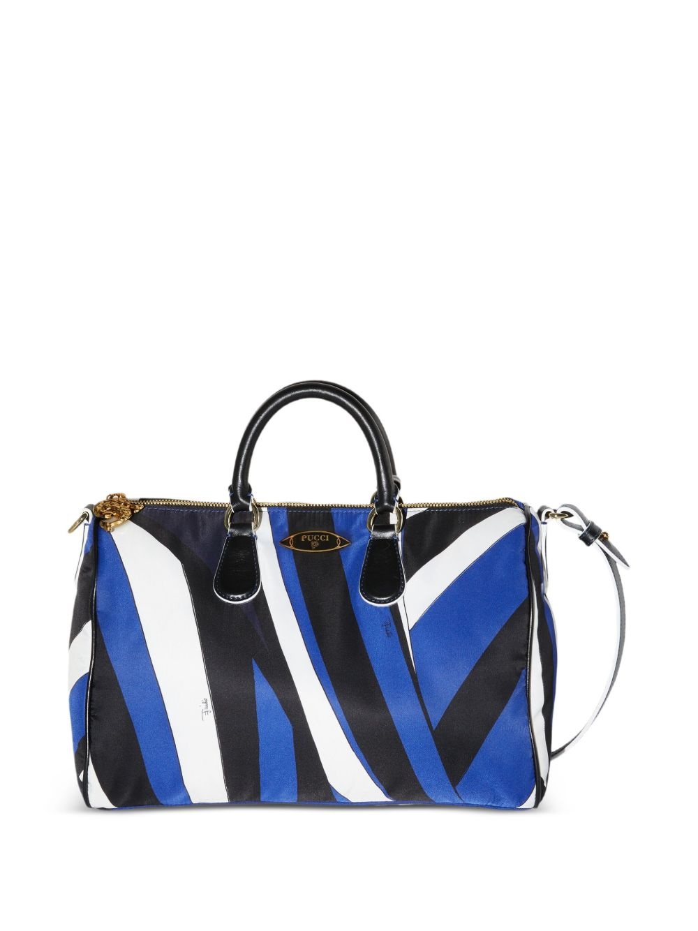Yummy stripe-pattern holdall - 2
