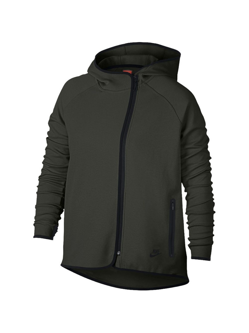 Tech Fleece oversized zip-up cape hoodie 1