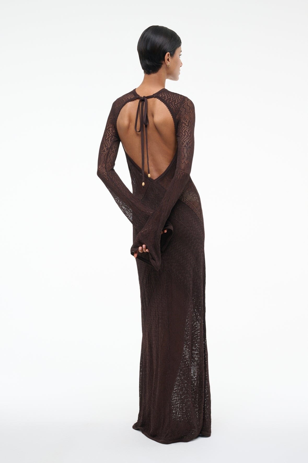 STAUD VERA DRESS EARTH - 3