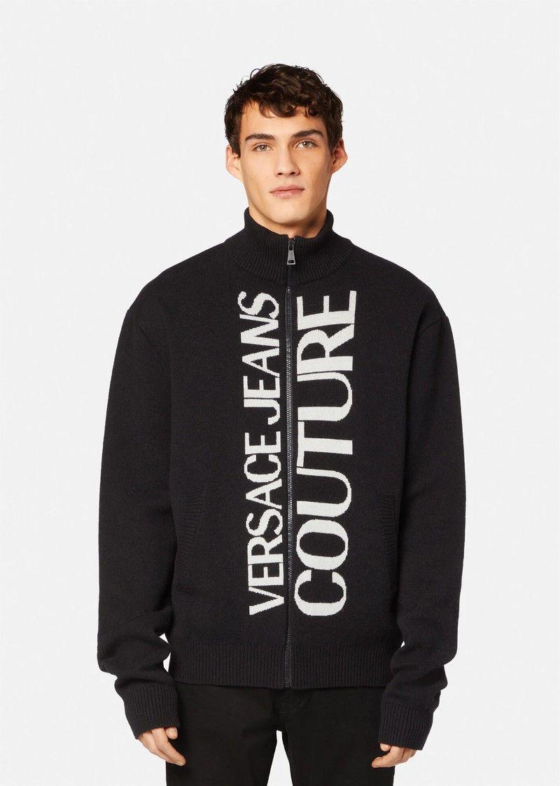 Logo Knit Wool Sweater 3