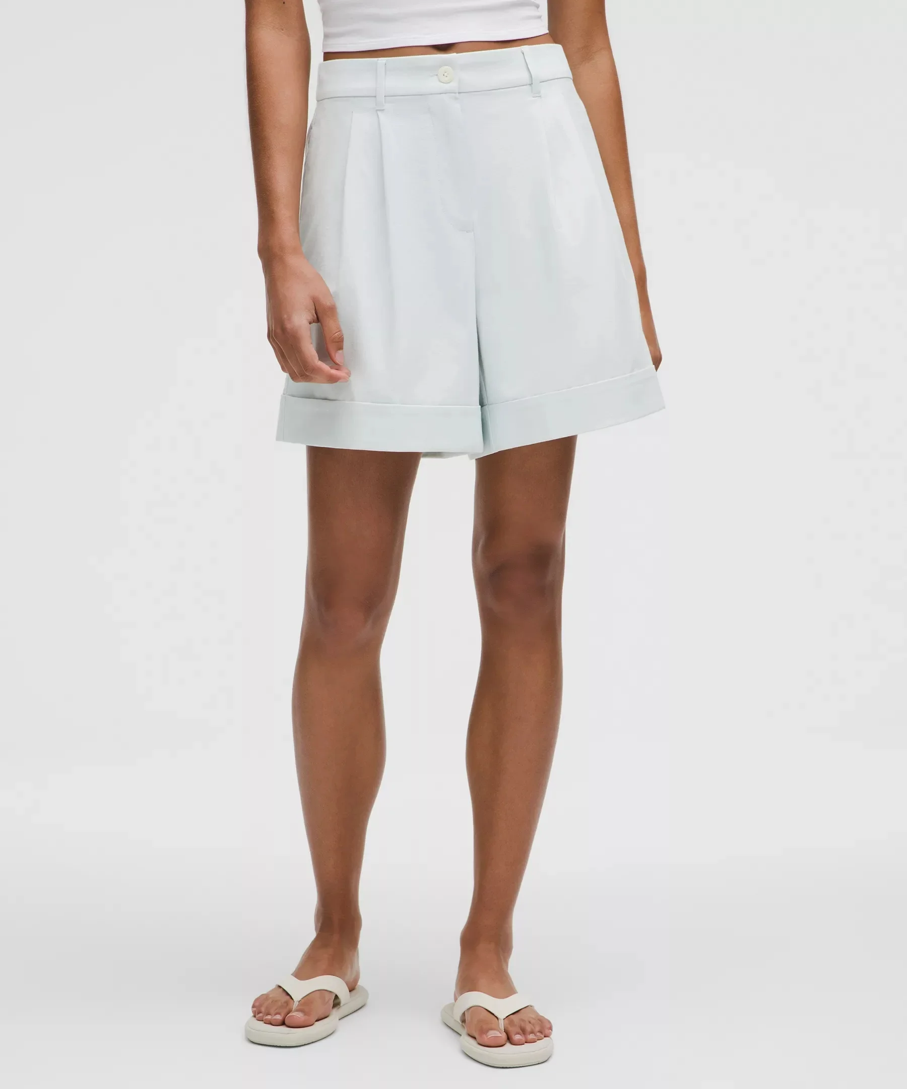 LuluLinen High-Rise Short 6" - 1