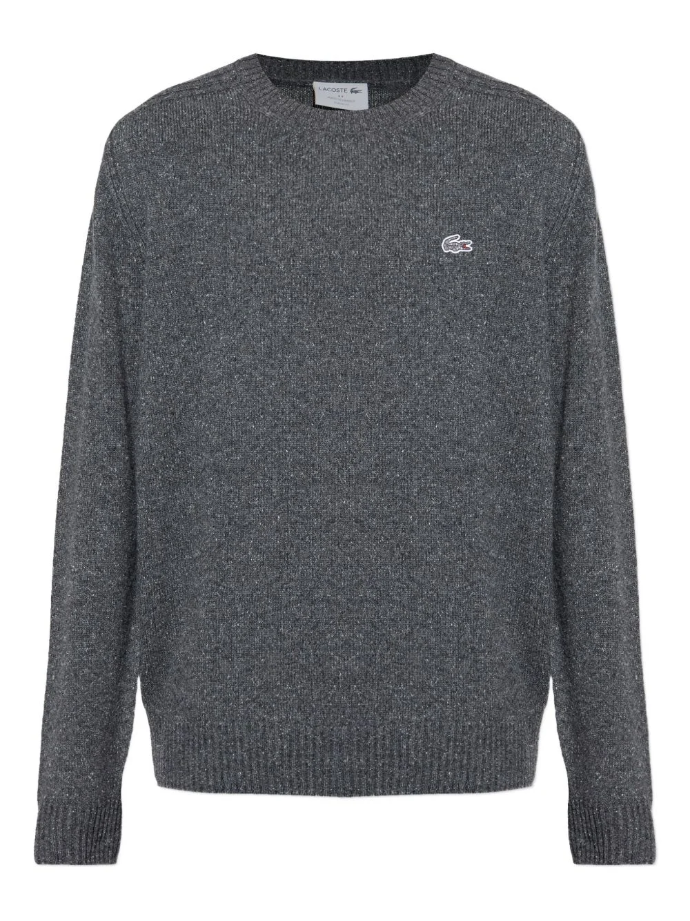 crocodile-embroidered wool sweater - 1