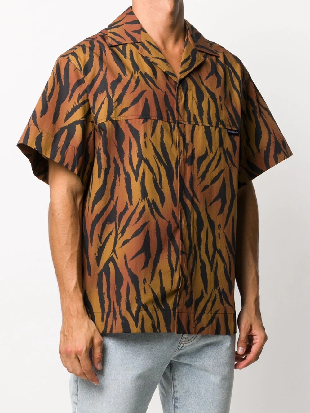 tiger-print shirt - 3