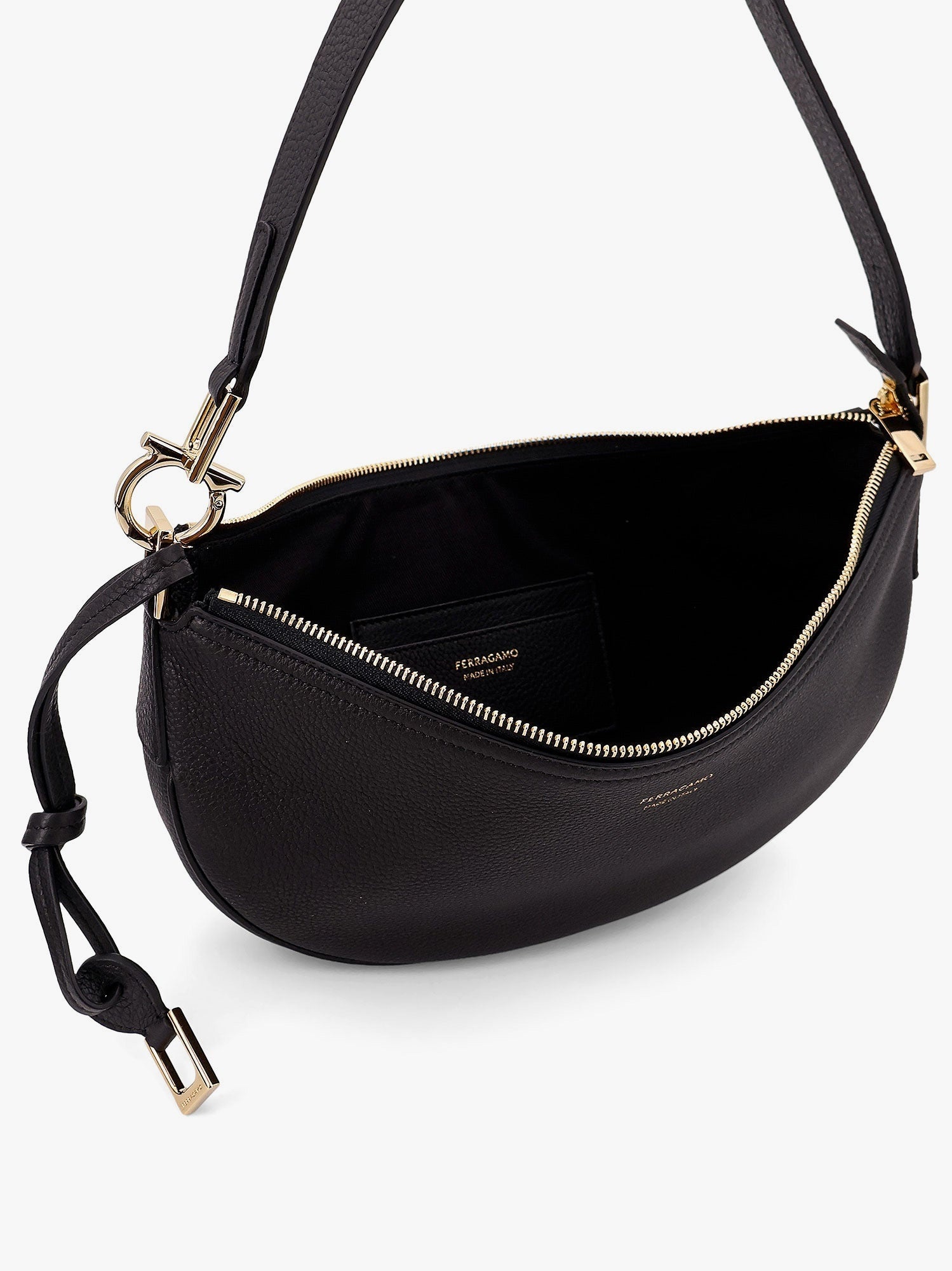 【関税&送料込】Ferragamo Hobo Bag S Hammered Leather Should FERRAGAMO Hobo bag s hammered leather shoulder bag