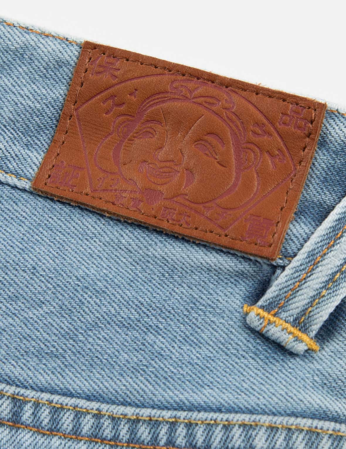 CRYSTAL EMBELLISHED AND SEAGULL HOLLOW-OUT FASHION FIT DENIM JEANS - 11