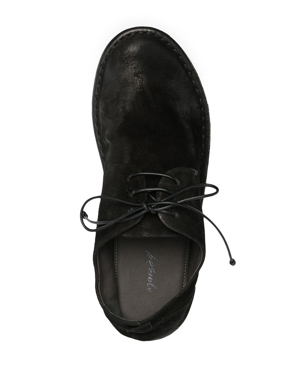 lace-up leather derby shoes - 4