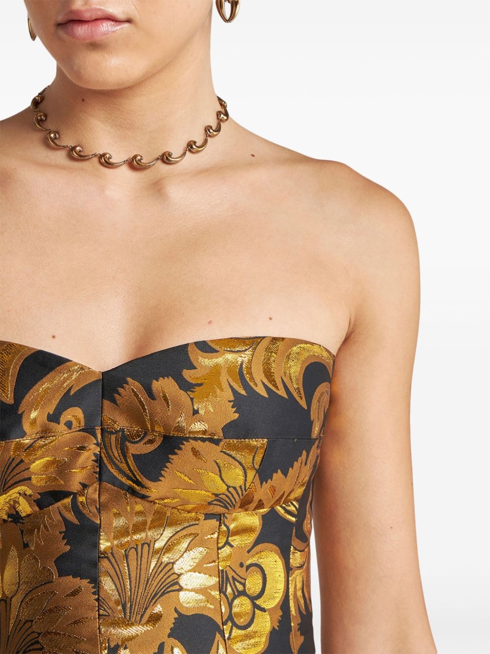 jacquard dress - 4