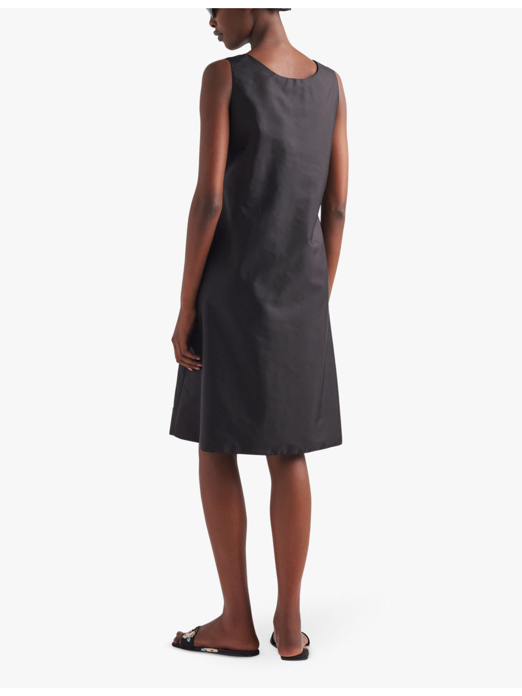 Re-Nylon zip-front recycled-polyamide midi dress - 4