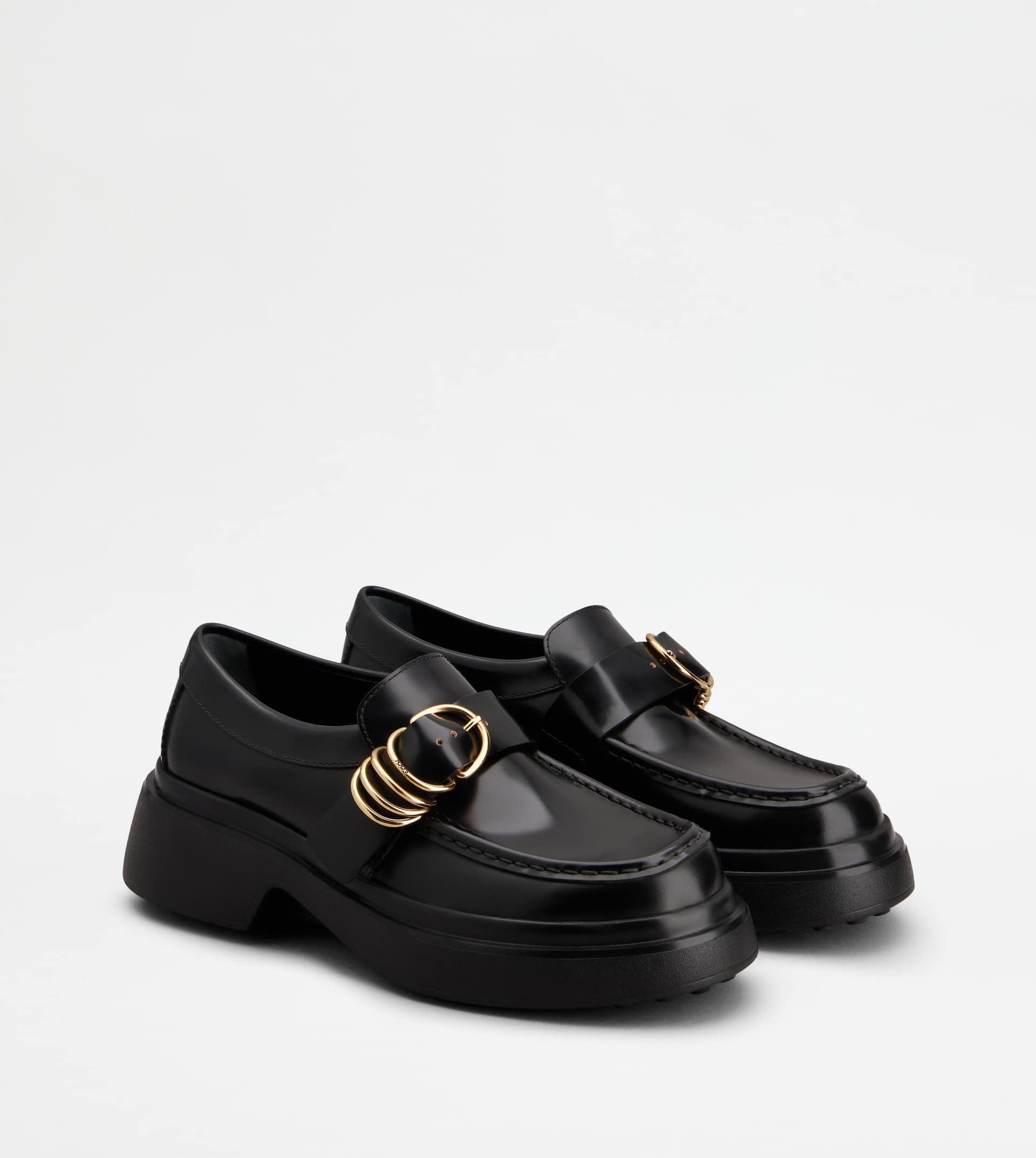 LOAFERS IN LEATHER - BLACK - 2