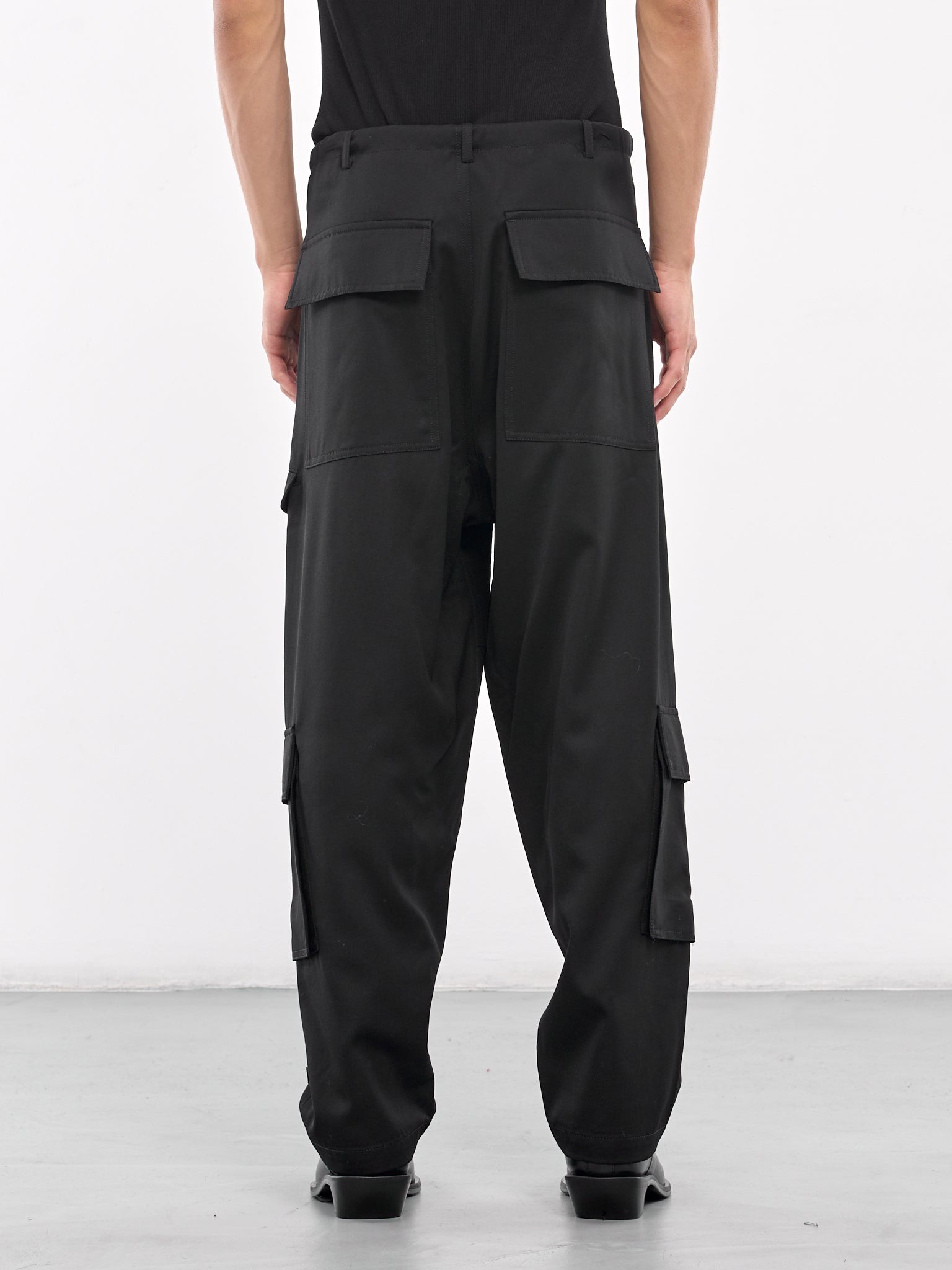 Drawstring Cargo Trousers - 3