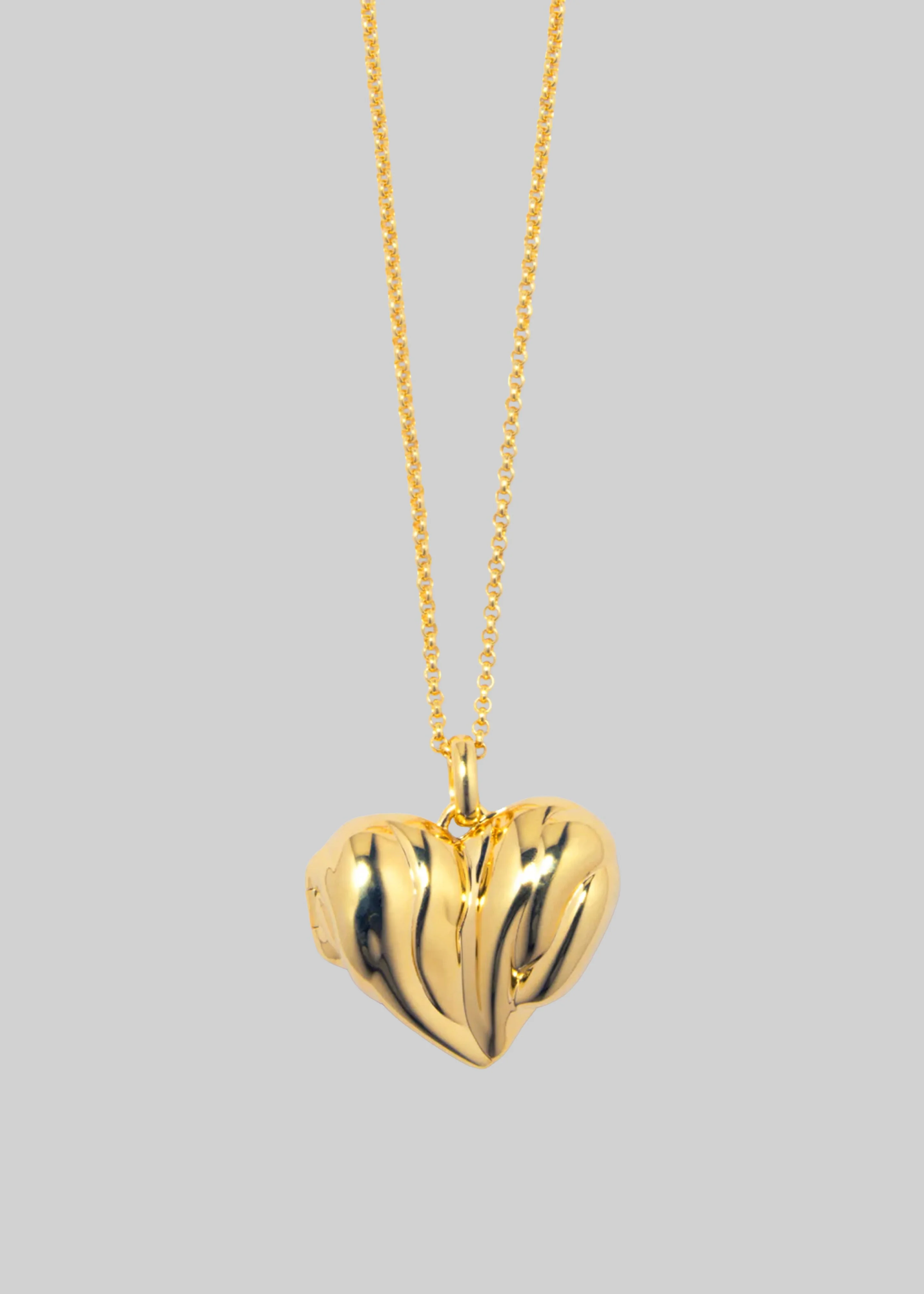 Completedworks Heart Locket Necklace - Gold - 1