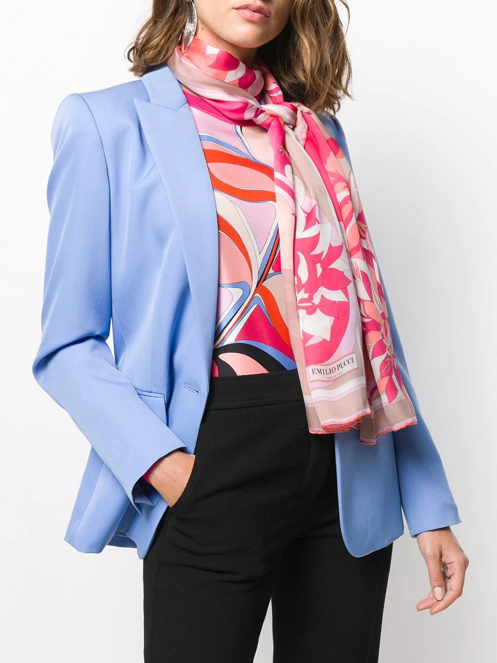 square printed scarf - 2