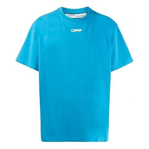Off-White SS20 Airport Tape Print For Men Blue OMAA038S201850033088 - 1