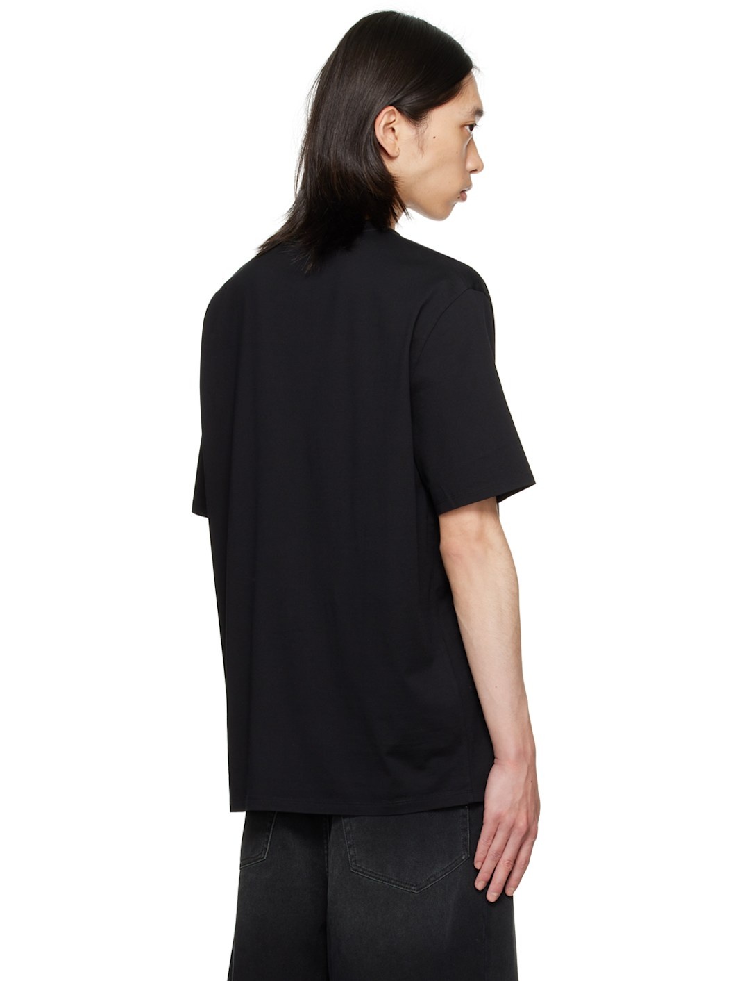 Black Logo Patch T-Shirt - 3