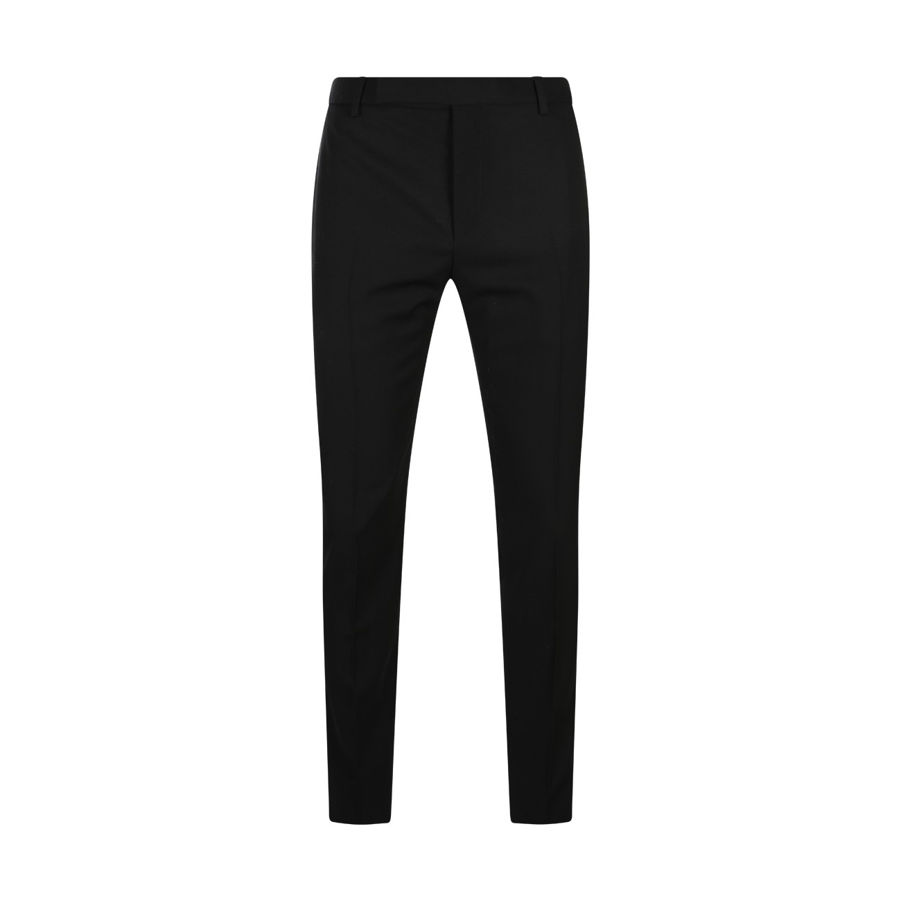 black wool pants - 1