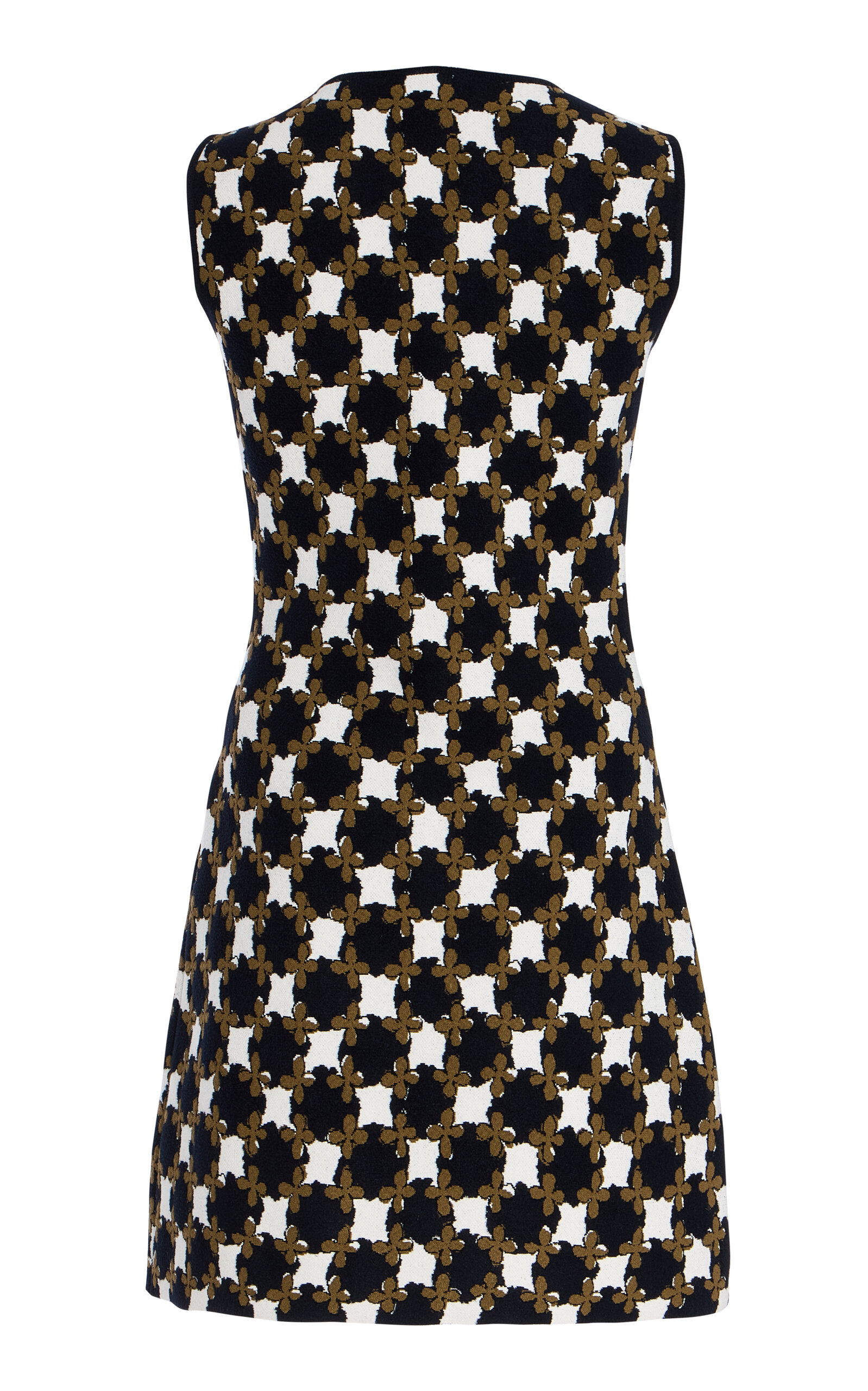 Knit Velvet Jacquard Mini Dress multi - 5