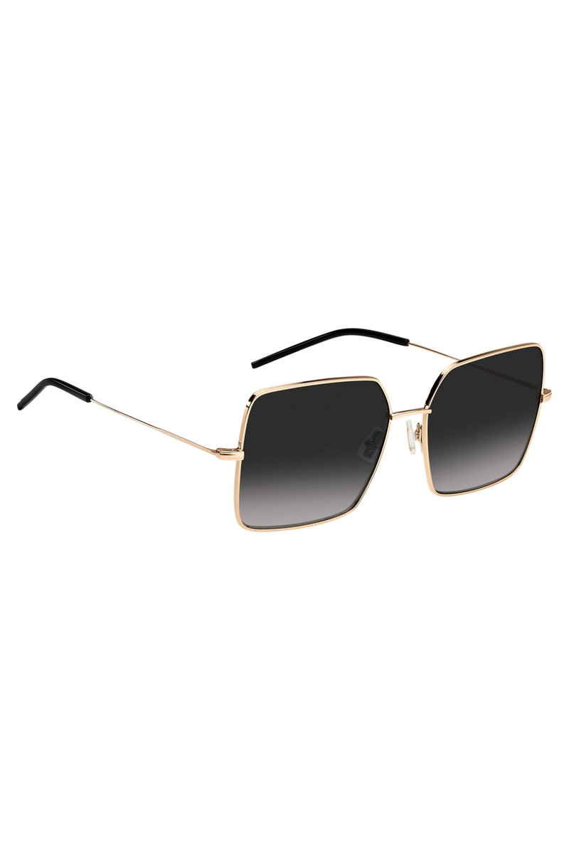 GOLD-TONE SUNGLASSES WITH BLACK END-TIPS 4