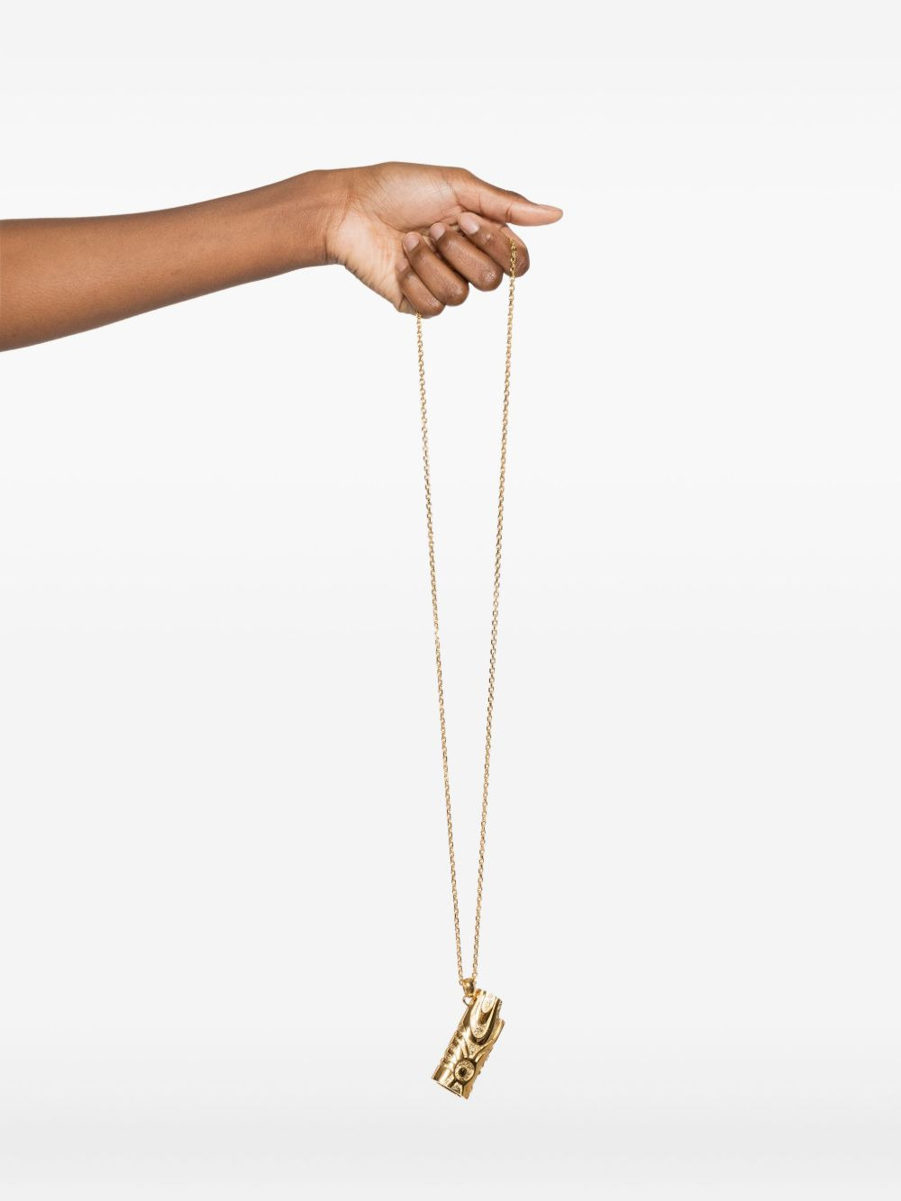 embossed necklace - 2