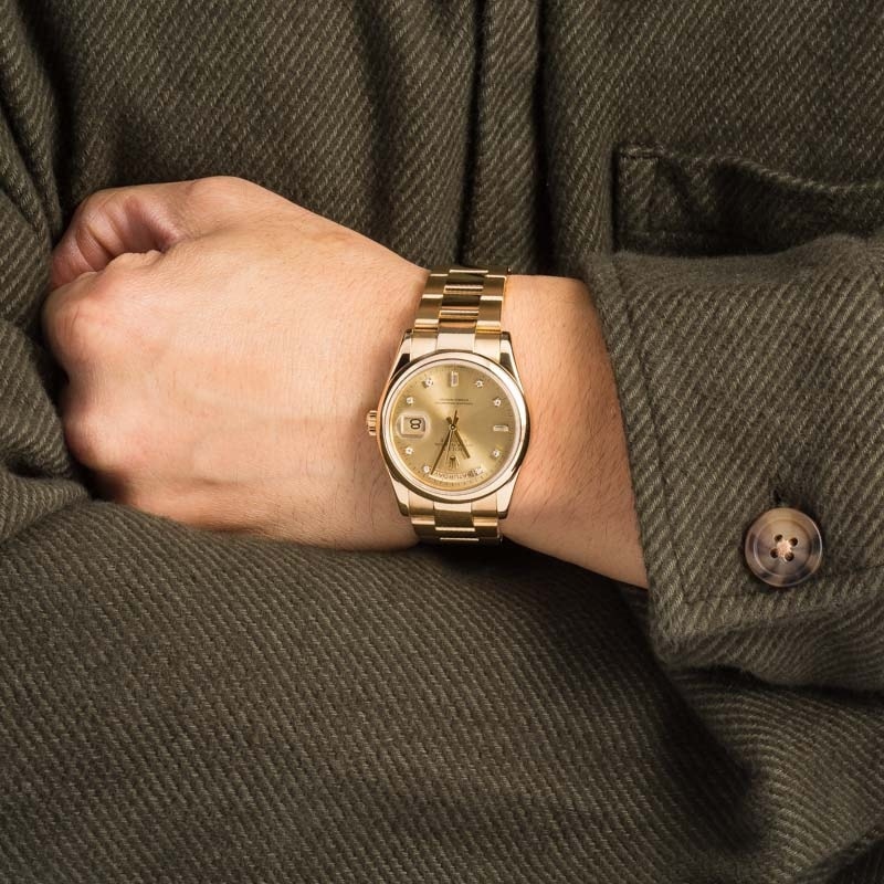 Rolex Day-Date 118208 Yellow Gold Oyster - 5
