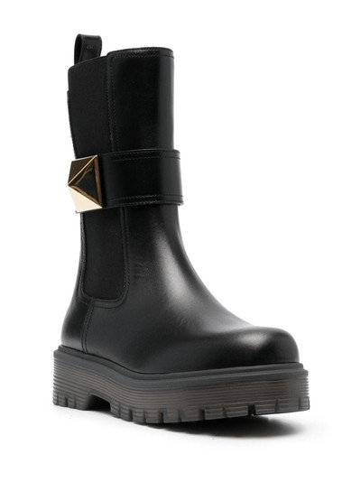 Valentino stud-embellished leather boots outlook