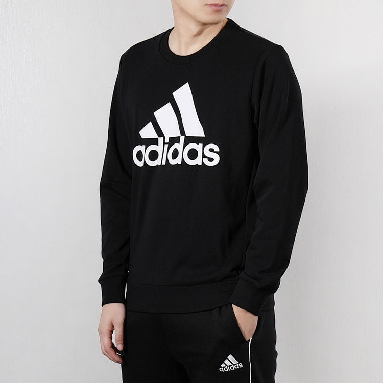 adidas MH BOS CREW FT Round Neck Pullover Black DT9941 - 5