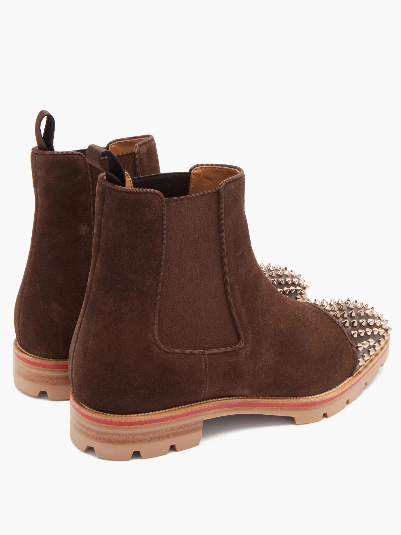 Melon Spikes suede Chelsea boots - 4