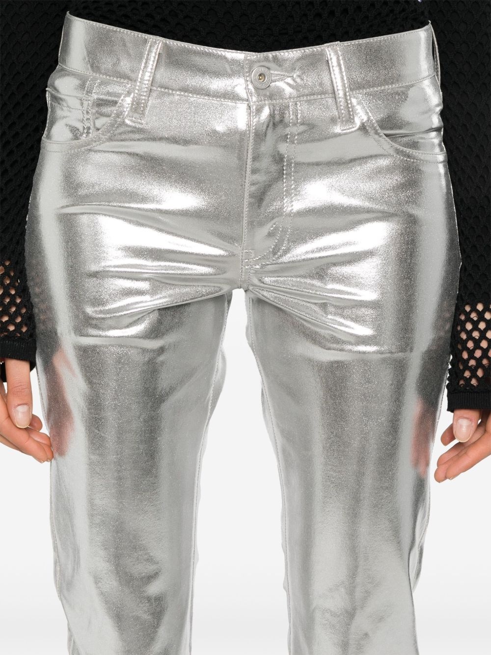 metallic trousers - 5