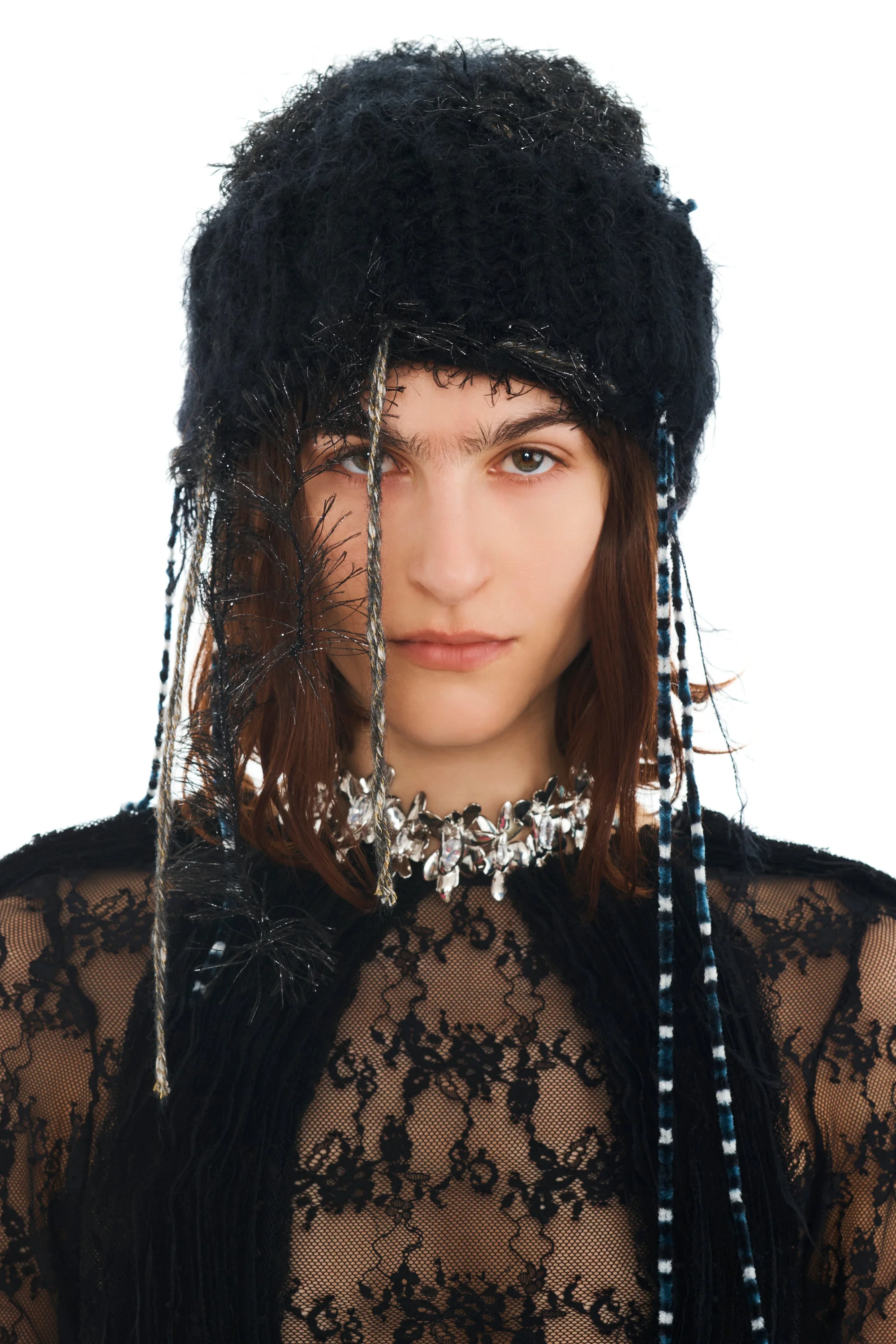 DISCO PLAID WINTER HAT - 1