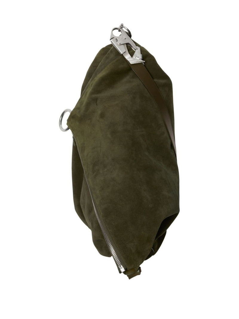 large Knight suede shoulder bag 4