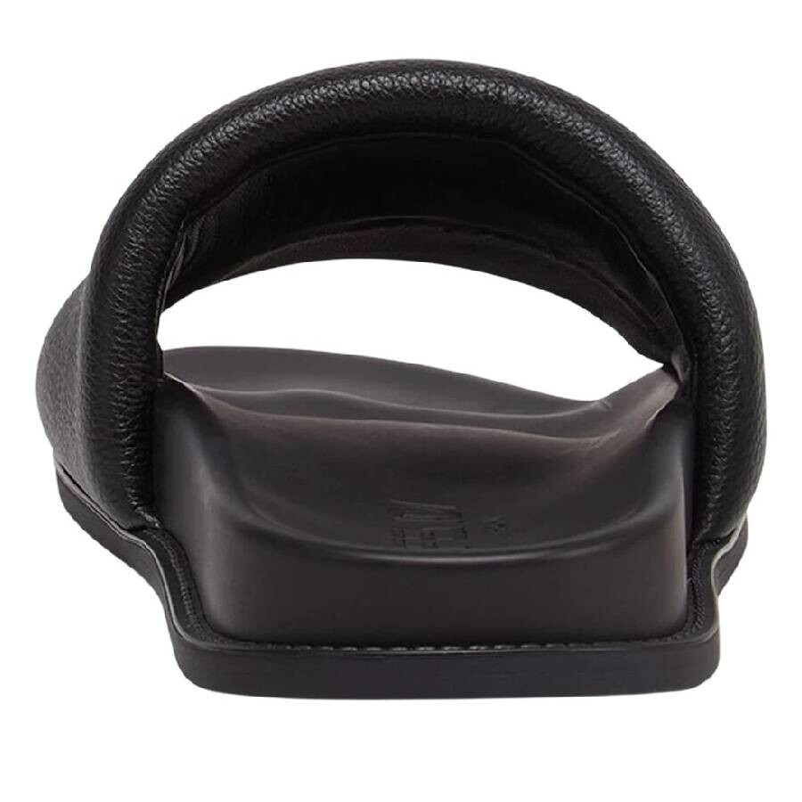Fendi Leather Slide With Wide Band - 3