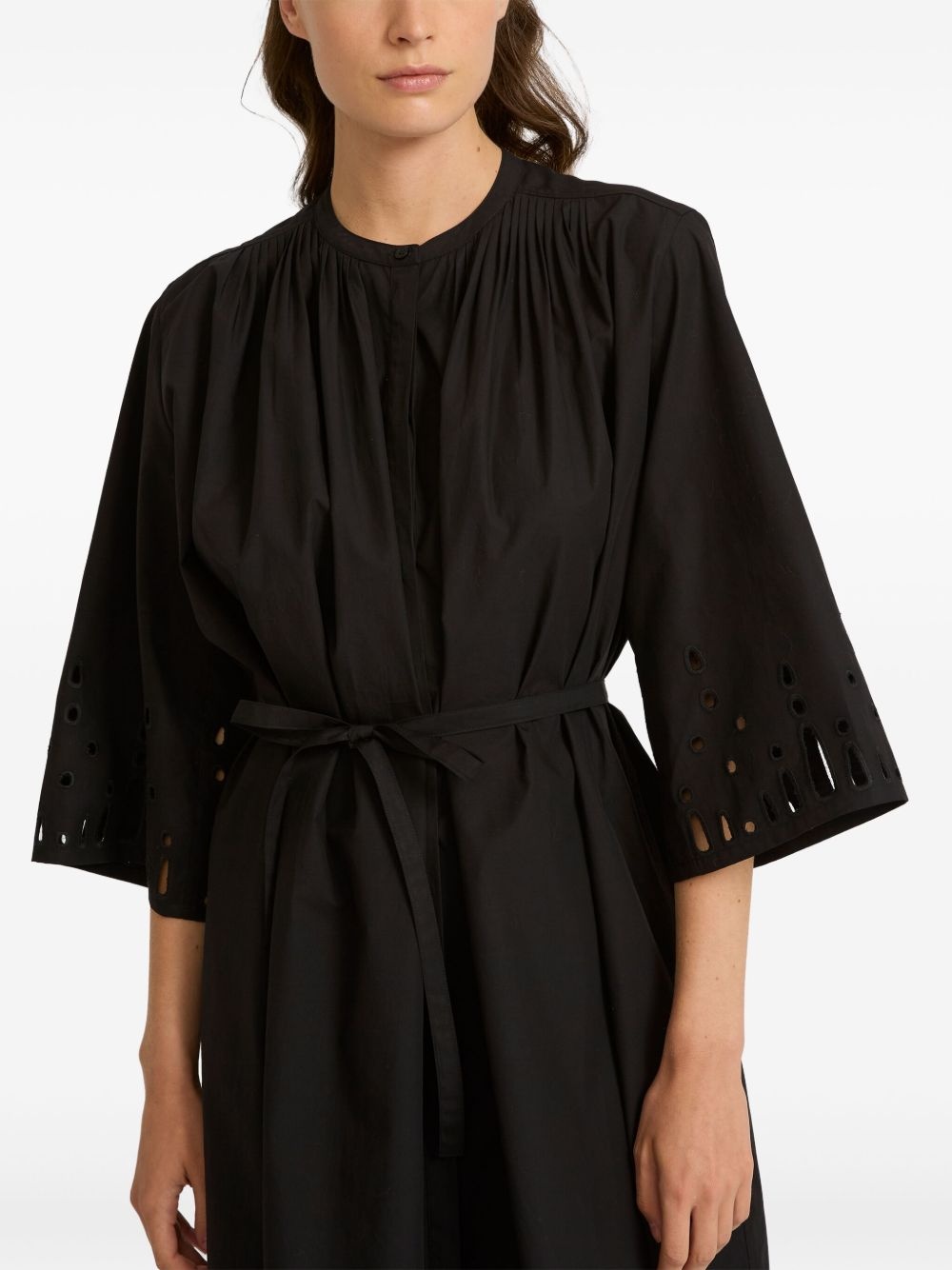 poplin midi dress - 4
