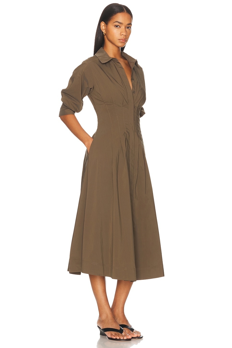 Jazz Pintuck Midi Dress - 2